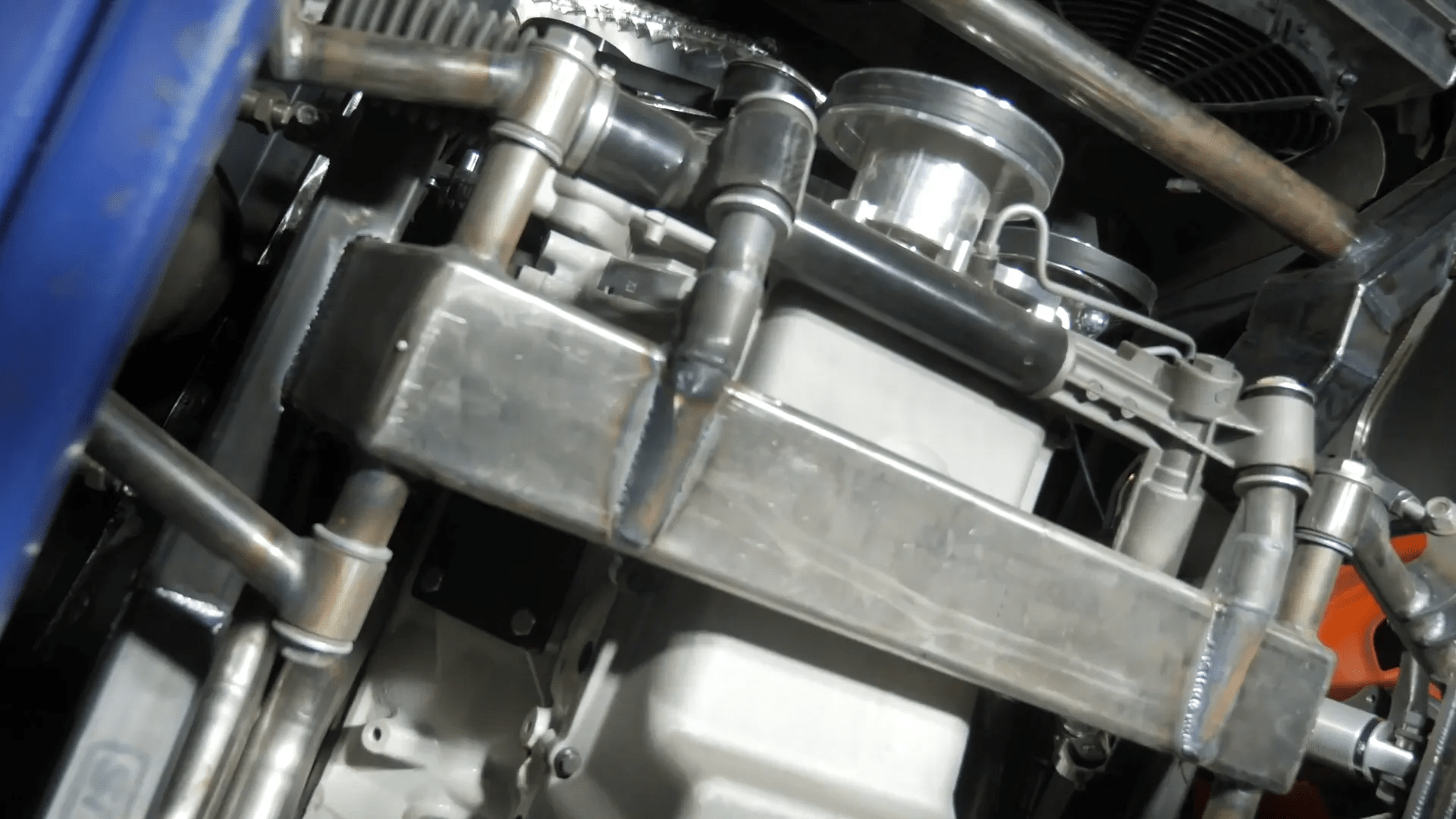Supercharged LSX engine in 1957 Chevy Bel Air